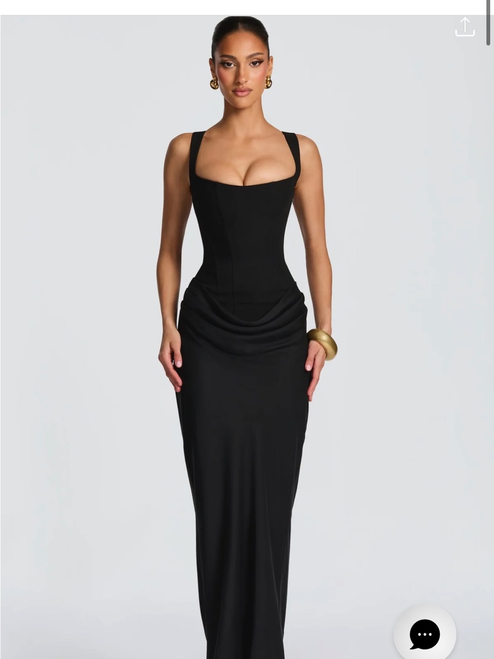 BABY BOO CORNELIA MAXI DRESS -BLACK- Womens Dress